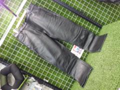 【GENUINE LEATHER】 レザーパンツ サイズ34