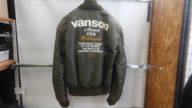 VANSON VS578DS-W1601-MA-1 XLサイズ ウインタージャケットカーキ