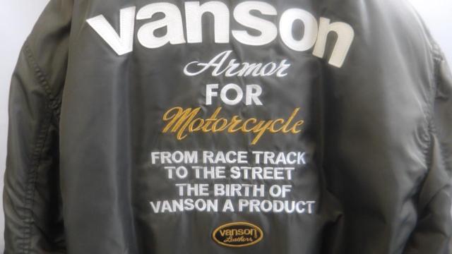 VANSON VS578DS-W1601-MA-1 XLサイズ ウインタージャケットカーキ