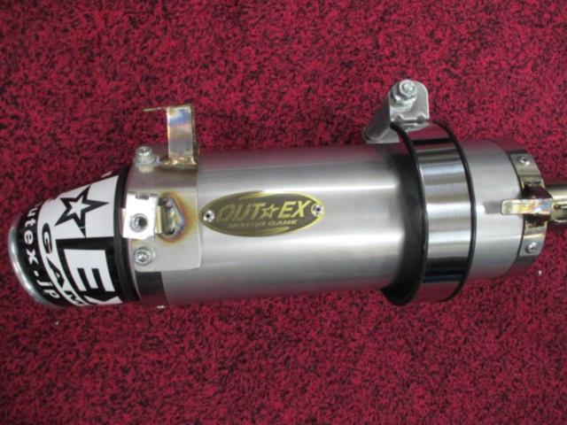 【OUTEX】 モンキー125 ステン コーンサイレンサーマフラー