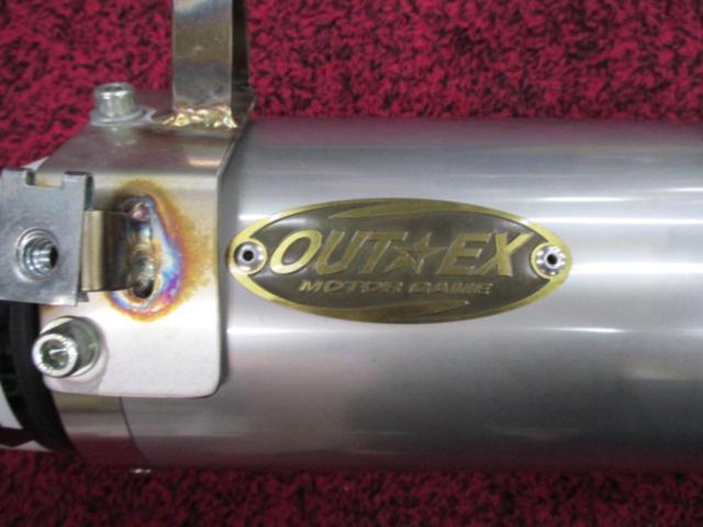 【OUTEX】 モンキー125 ステン コーンサイレンサーマフラー