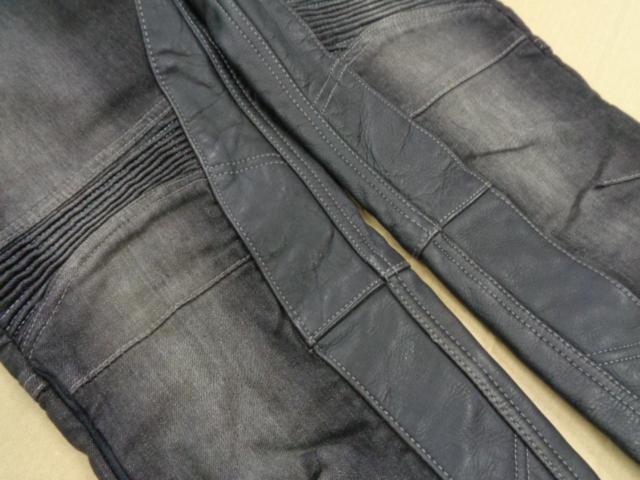 DEGNER(デグナー) ヒートガード付きデニムパンツ ブラック Mサイズ