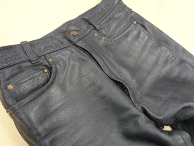 SRP(SPIRIT OF MOTORCYCLE RIDING GEAR) レザーパンツ ブラック Mサイズ