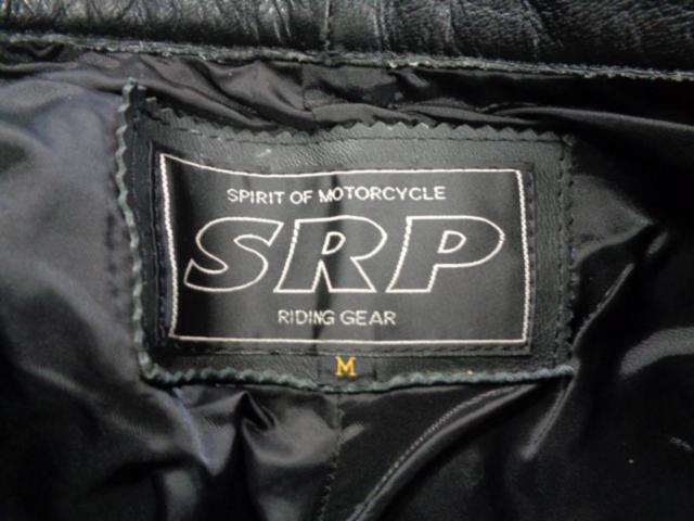 SRP(SPIRIT OF MOTORCYCLE RIDING GEAR) レザーパンツ ブラック Mサイズ