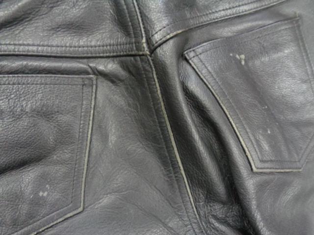 SRP(SPIRIT OF MOTORCYCLE RIDING GEAR) レザーパンツ ブラック Mサイズ