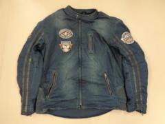 DEGNER(デグナー) 21SJ-7 ニットデニムジャケット ブルー XXLサイズ