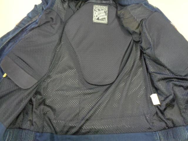 DEGNER(デグナー) 21SJ-7 ニットデニムジャケット ブルー XXLサイズ