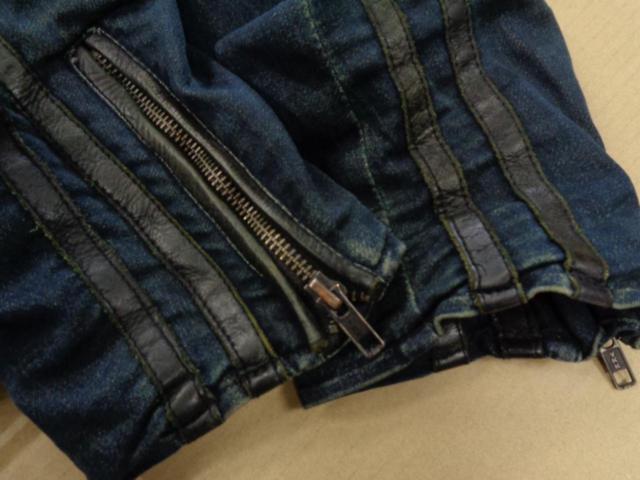 DEGNER(デグナー) 21SJ-7 ニットデニムジャケット ブルー XXLサイズ