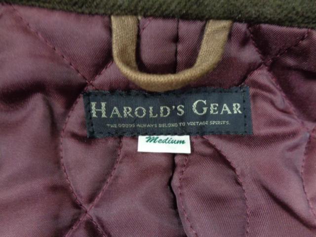 HAROLD’S GEAR(ハロルズギア) ライダースジャケット ブラウン Mサイズ