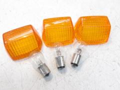 KAWASAKI(カワサキ) 純正ウインカーレンズ3個set 【ZRX400】