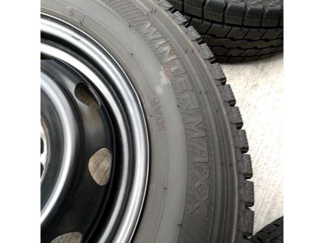 【中古W/中古T】 weds Neo Carrow + DUNLOP WINTERMAXX SV01