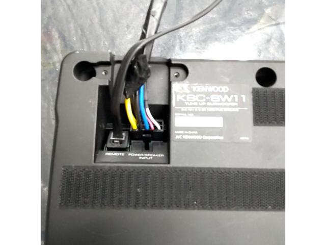 KENWOOD KSC-SW11 チューンナップサブウーファー