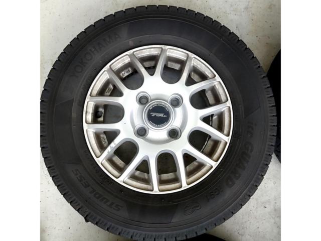 【中古W+中古T】 BRIDGESTONE TOPRUN + YOKOHAMA iceGUARD iG91