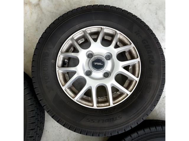 【中古W+中古T】 BRIDGESTONE TOPRUN + YOKOHAMA iceGUARD iG91