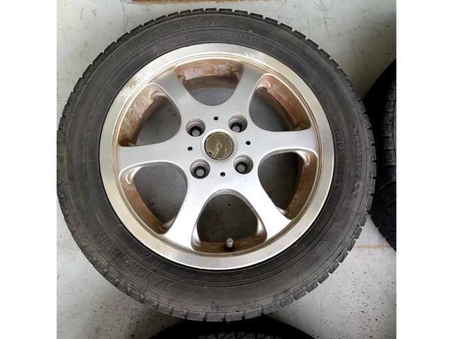 【中古W/現状T】 BRIDGESTONE Citta NC6 + YOKOHAMA iceGUARD iG20