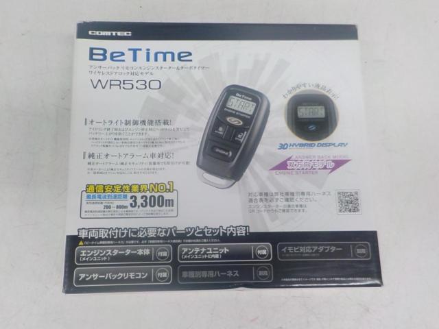 COMTEC BE TIME WR530エンジンスターター + COMTEC ワイヤレスドアロック配線キット Be-970 + COMTEC BeTime Be-167 エンジンスターター