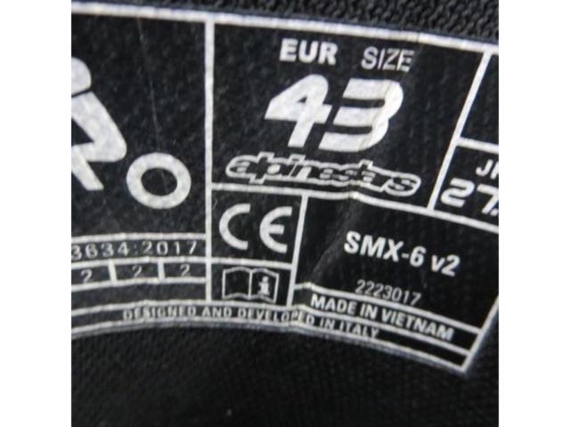 Alpinestars SMX-6
Riding boots
Size 27.5cm
black