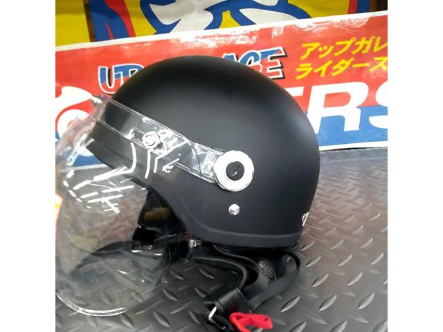 【リード工業】CROSS CR-760 ハーフヘルメット フリーサイズ57-60cm マットブラック 