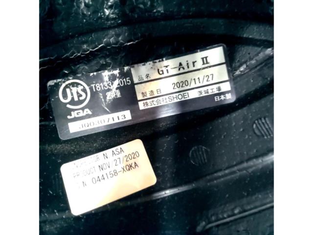 【SHOEI】GT-Air II REMINISCE(レミニス) TC-5 (BLACK/WHITE)XLサイズ