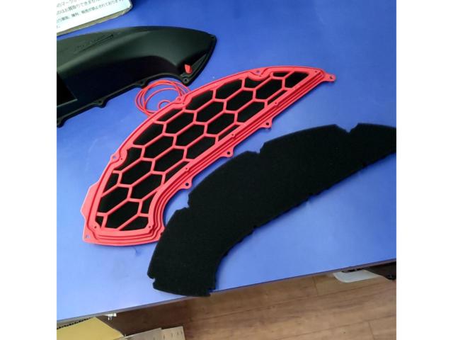 KOSO
Aero air cleaner lid
&amp;
Racing air filter
Cygnus Grifas/N-MAX (SEG6J), etc.