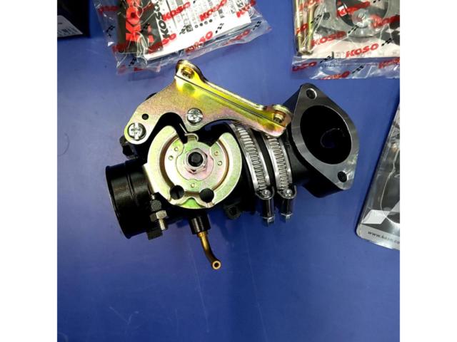 KOSO KS-INCY-J37X + KS-INCY-M3436 ビッグスロットルボディ37mm + インテークマニホールド内径Φ34-36 シグナスX 2/3型