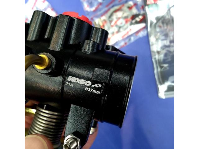 KOSO KS-INCY-J37X + KS-INCY-M3436 ビッグスロットルボディ37mm + インテークマニホールド内径Φ34-36 シグナスX 2/3型
