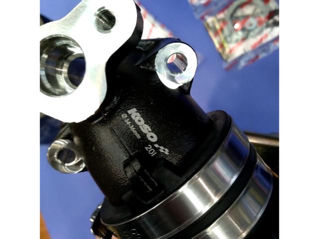 KOSO KS-INCY-J37X + KS-INCY-M3436 ビッグスロットルボディ37mm + インテークマニホールド内径Φ34-36 シグナスX 2/3型
