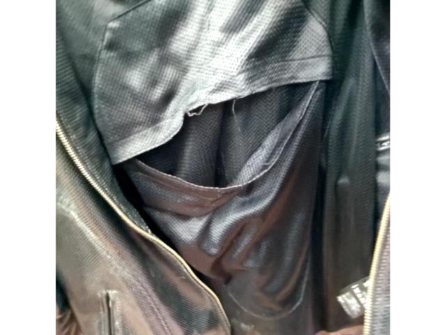 Liugoo Leathers CW-R-1 パンチングメッシュレザージャケット  Lサイズ