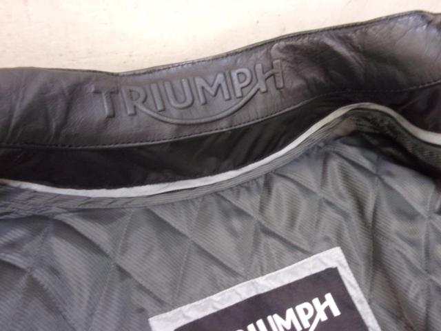 サイズ:M【TRIUMPH(トライアンフ)】D3Oレザージャケット