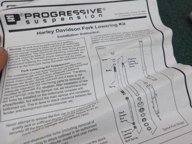 ツーリング径【Progressive】&【メーカー不明】ロワリングキット/前後セット