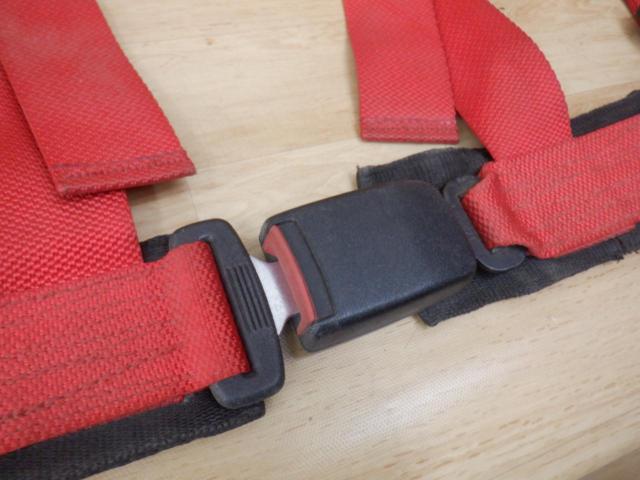 WILLANS 2インチ4x3シートベルト レッド