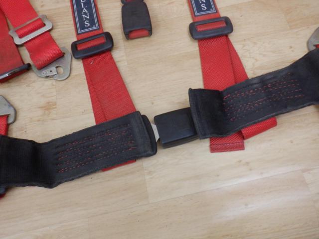 WILLANS 2インチ4x3シートベルト レッド