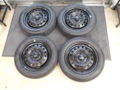 ダイハツ純正 LA350S ミライース Tuned by D SPORT Racing純正スチールホイール+DUNLOP ENASAVE EC300+