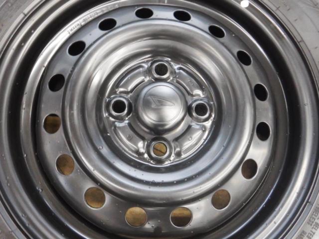 ダイハツ純正 LA350S ミライース Tuned by D SPORT Racing純正スチールホイール+DUNLOP ENASAVE EC300+