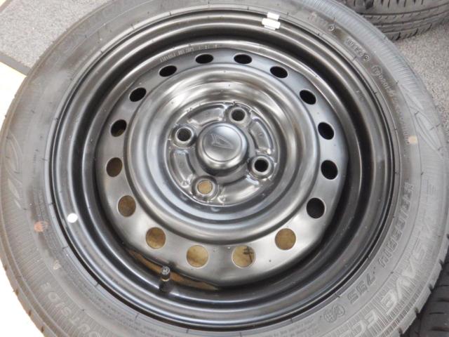 ダイハツ純正 LA350S ミライース Tuned by D SPORT Racing純正スチールホイール+DUNLOP ENASAVE EC300+