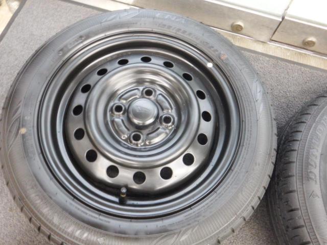 ダイハツ純正 LA350S ミライース Tuned by D SPORT Racing純正スチールホイール+DUNLOP ENASAVE EC300+