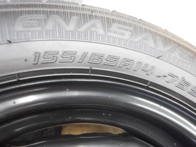 ダイハツ純正 LA350S ミライース Tuned by D SPORT Racing純正スチールホイール+DUNLOP ENASAVE EC300+