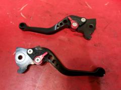 【メーカー不明】 ブレーキレバーセット ブラック/レッド 6段階調整 マジェスティS SG28J 14年から取り外し