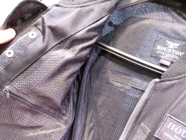 サイズXXL 【HOUSTON】 HTVA-2311S MA-1 メッシュジャケット ブラック