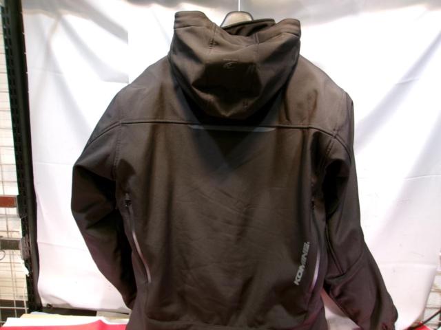 サイズ2XL 【KOMINE】 07-5792 ソフトシェルウインターパーカ ブラック