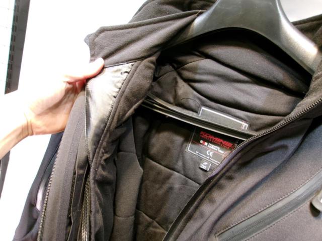 サイズ2XL 【KOMINE】 07-5792 ソフトシェルウインターパーカ ブラック