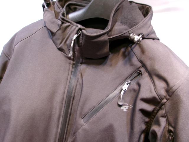 サイズ2XL 【KOMINE】 07-5792 ソフトシェルウインターパーカ ブラック