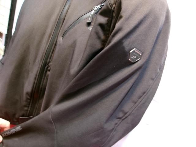 サイズ2XL 【KOMINE】 07-5792 ソフトシェルウインターパーカ ブラック