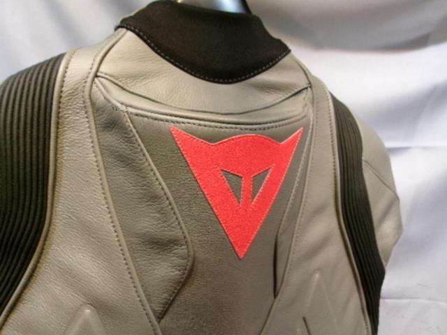 サイズ48 【DAINESE】 SUPER RACE LEATHER JACKET グレー