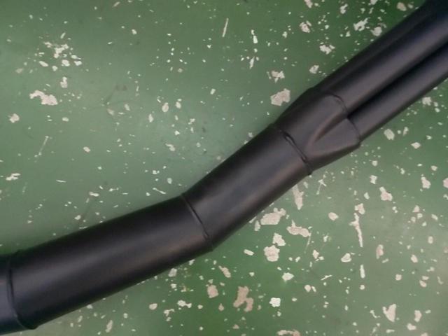 8VERTEX ブラックショート管マフラー