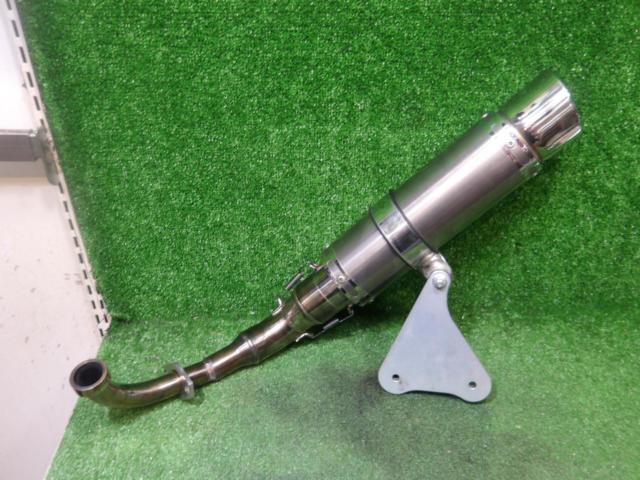 シグナスX(2型より取り外し)【WirusWin】ショットマフラー ポッパータイプ&ショットマフラー専用 アルミビレットステー付