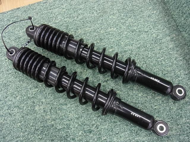 CT125 ハンターカブ(JA55)より取外し 純正 リアショック 左右セット 自由長360mm 取付径 上側Φ12/下側Φ10 ブラック