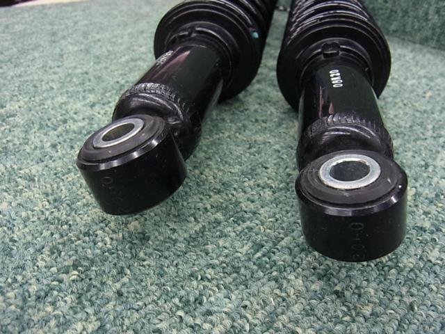 CT125 ハンターカブ(JA55)より取外し 純正 リアショック 左右セット 自由長360mm 取付径 上側Φ12/下側Φ10 ブラック