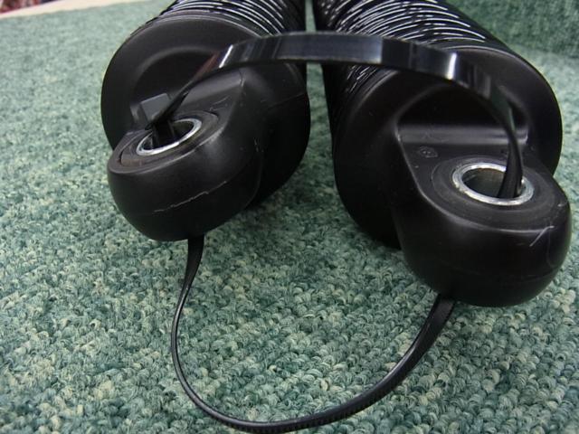 CT125 ハンターカブ(JA55)より取外し 純正 リアショック 左右セット 自由長360mm 取付径 上側Φ12/下側Φ10 ブラック