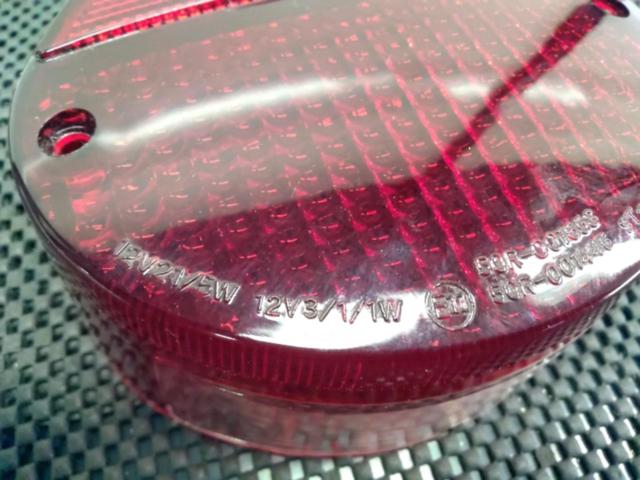 【PMC】 Z2タイプ テールランプレンズ レッド コーティングなし
